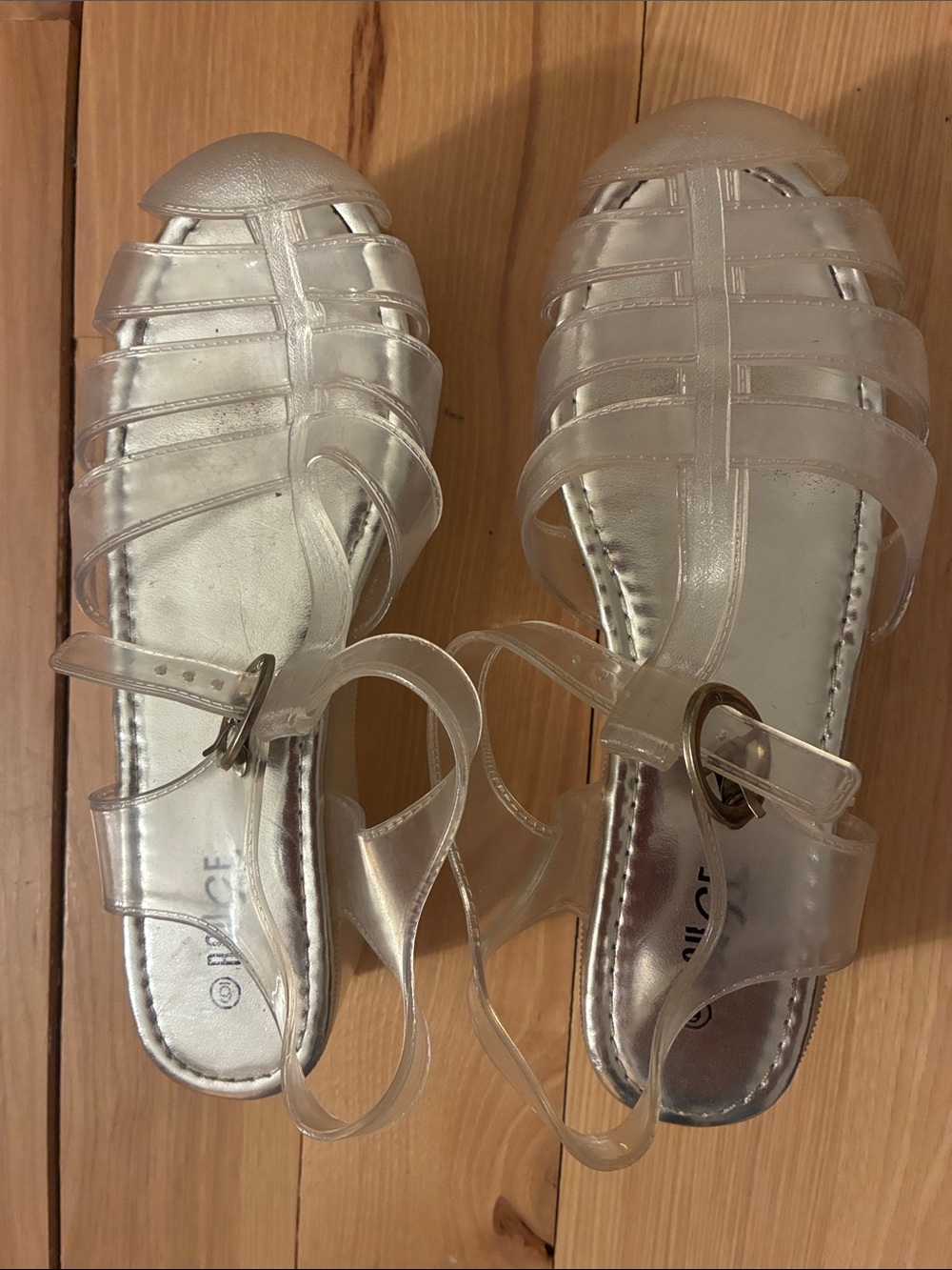 Clear Jelly platform Sandals